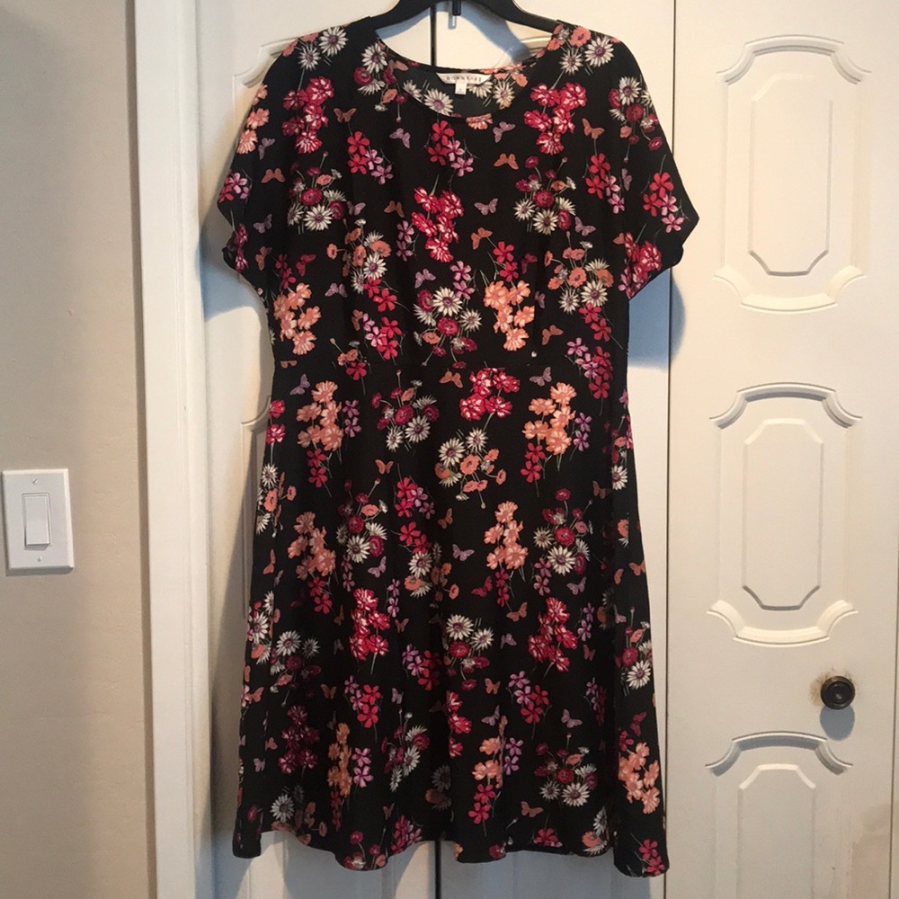 Black Floral Dress